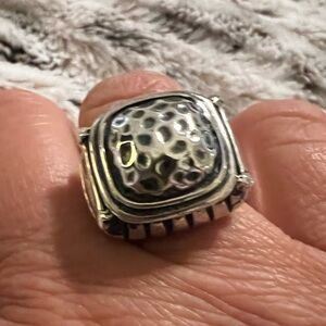 Sterling Ring…very chunky. Size 7